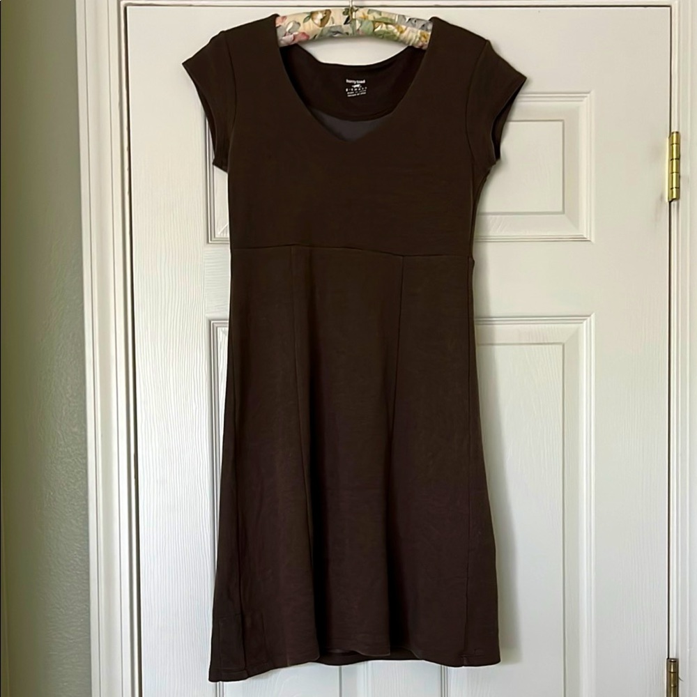 Horny Toad Brown Cap Sleeve Dress